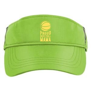 Proud Basketball Mama Mom Mother Gift Adult Drive Performance Visor