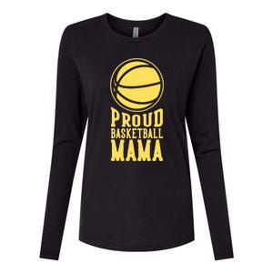 Proud Basketball Mama Mom Mother Gift Womens Cotton Relaxed Long Sleeve T-Shirt