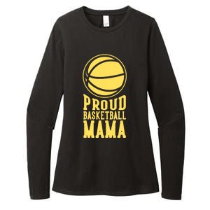 Proud Basketball Mama Mom Mother Gift Womens CVC Long Sleeve Shirt