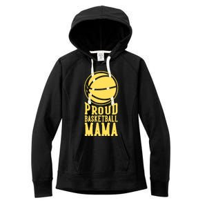 Proud Basketball Mama Mom Mother Gift Women's Fleece Hoodie