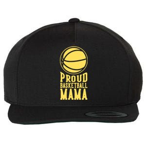 Proud Basketball Mama Mom Mother Gift Wool Snapback Cap