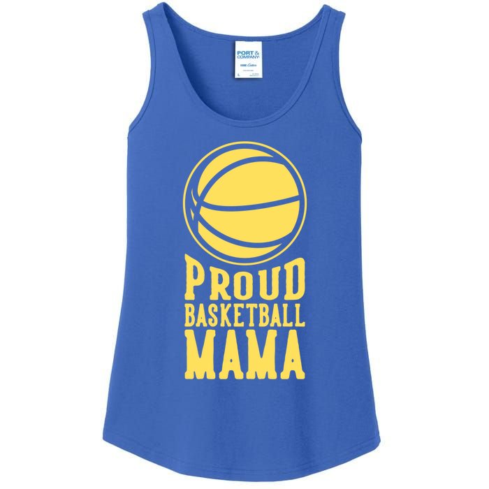 Proud Basketball Mama Mom Mother Gift Ladies Essential Tank