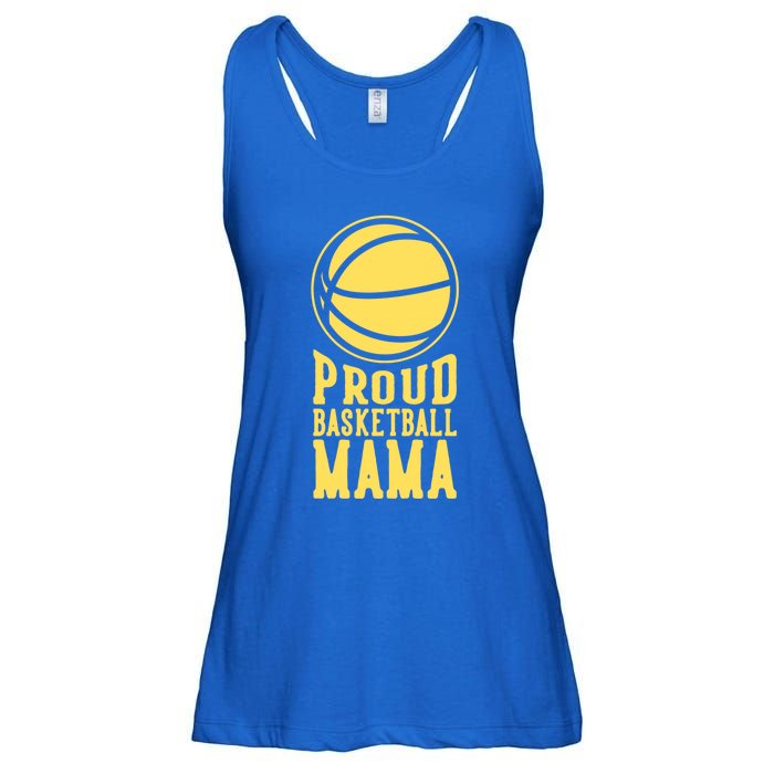 Proud Basketball Mama Mom Mother Gift Ladies Essential Flowy Tank