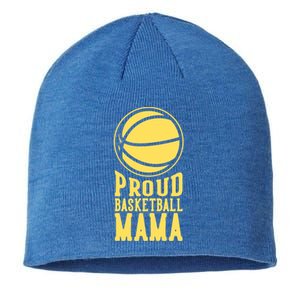 Proud Basketball Mama Mom Mother Gift Sustainable Beanie