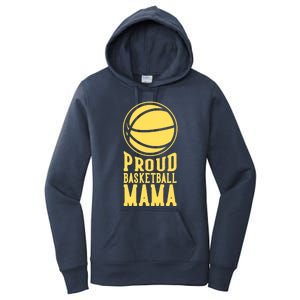 Proud Basketball Mama Mom Mother Gift Women's Pullover Hoodie