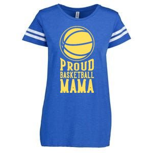 Proud Basketball Mama Mom Mother Gift Enza Ladies Jersey Football T-Shirt