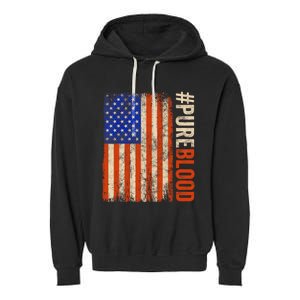 Pure Blood Movement #Pureblood Freedom American Garment-Dyed Fleece Hoodie