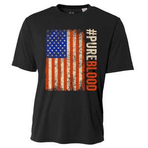 Pure Blood Movement #Pureblood Freedom American Cooling Performance Crew T-Shirt