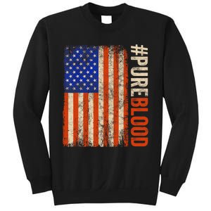 Pure Blood Movement #Pureblood Freedom American Sweatshirt