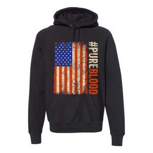 Pure Blood Movement #Pureblood Freedom American Premium Hoodie