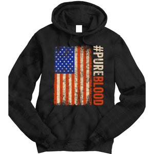 Pure Blood Movement #Pureblood Freedom American Tie Dye Hoodie