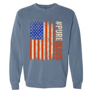 Pure Blood Movement #Pureblood Freedom American Garment-Dyed Sweatshirt