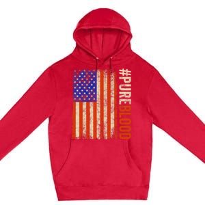 Pure Blood Movement #Pureblood Freedom American Premium Pullover Hoodie