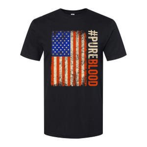 Pure Blood Movement #Pureblood Freedom American Softstyle CVC T-Shirt