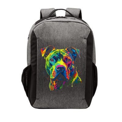 Pit Bull Mom Dog Lover Colorful Artistic Pitbull Owner Women Vector Backpack