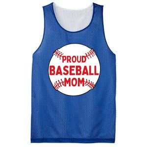 Proud Baseball Mom Baseball Mama Gift Mesh Reversible Basketball Jersey Tank