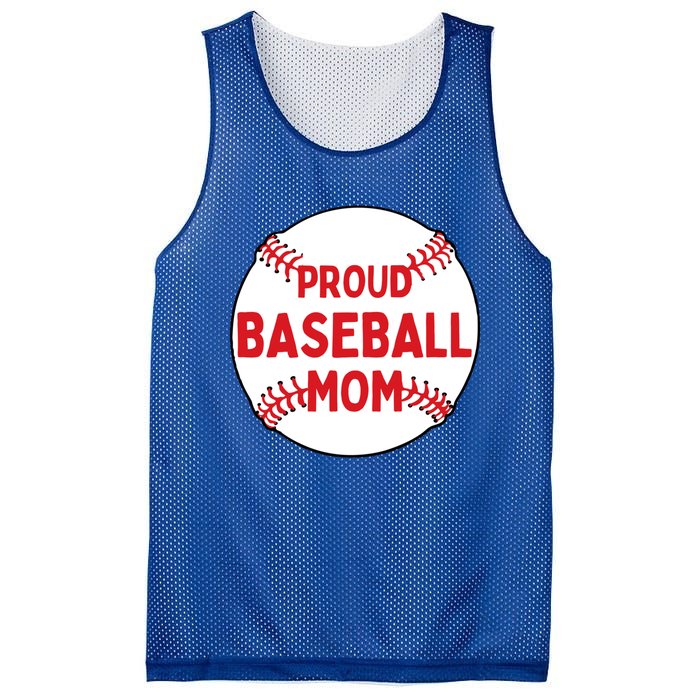 Proud Baseball Mom Baseball Mama Gift Mesh Reversible Basketball Jersey Tank