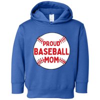 Proud Baseball Mom Baseball Mama Gift Toddler Hoodie