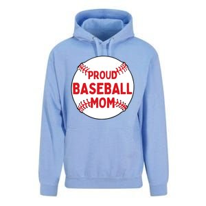 Proud Baseball Mom Baseball Mama Gift Unisex Surf Hoodie