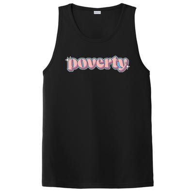 Poverty Brainrot Meme Retro Poverty PosiCharge Competitor Tank