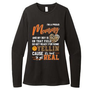 Proud Basketball Mommy Basketball Family Matching Gift Womens CVC Long Sleeve Shirt