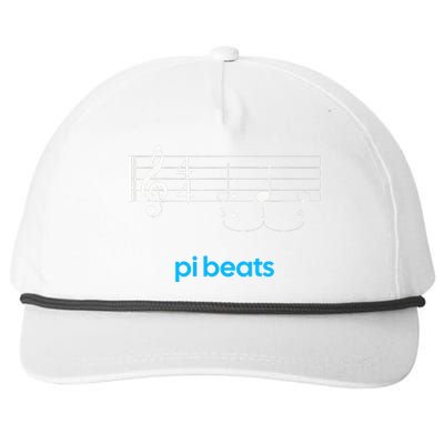 Pi Beats Math Music Pi Day 3.14 Fun Snapback Five-Panel Rope Hat