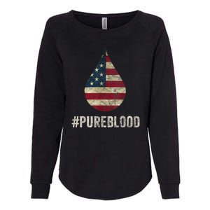 Pure Blood Movement #Pureblood Freedom Womens California Wash Sweatshirt