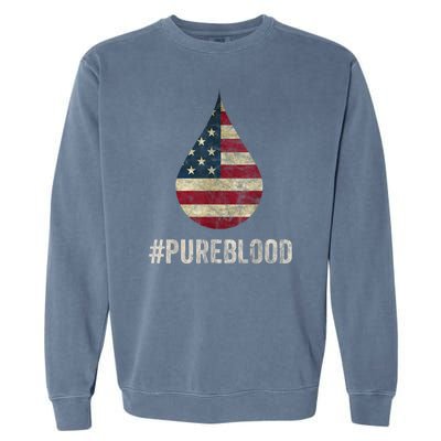 Pure Blood Movement #Pureblood Freedom Garment-Dyed Sweatshirt