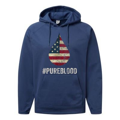 Pure Blood Movement #Pureblood Freedom Performance Fleece Hoodie