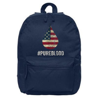 Pure Blood Movement #Pureblood Freedom 16 in Basic Backpack