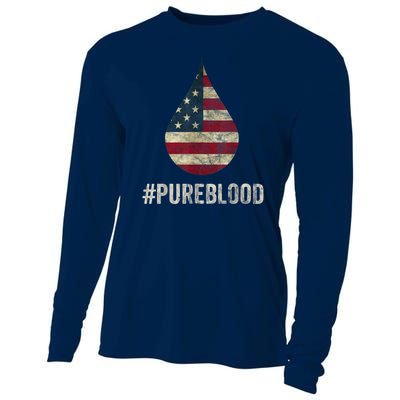 Pure Blood Movement #Pureblood Freedom Cooling Performance Long Sleeve Crew