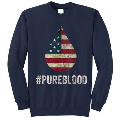 Pure Blood Movement #Pureblood Freedom Tall Sweatshirt