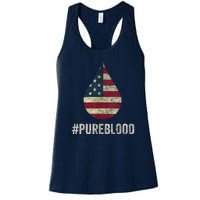 Pure Blood Movement #Pureblood Freedom Women's Racerback Tank