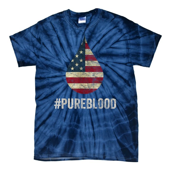 Pure Blood Movement #Pureblood Freedom Tie-Dye T-Shirt