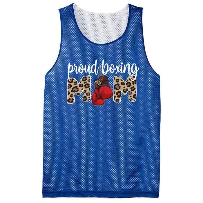 Proud Boxing Mom Boxing Mama Boxing Mother Gift Mesh Reversible Basketball Jersey Tank