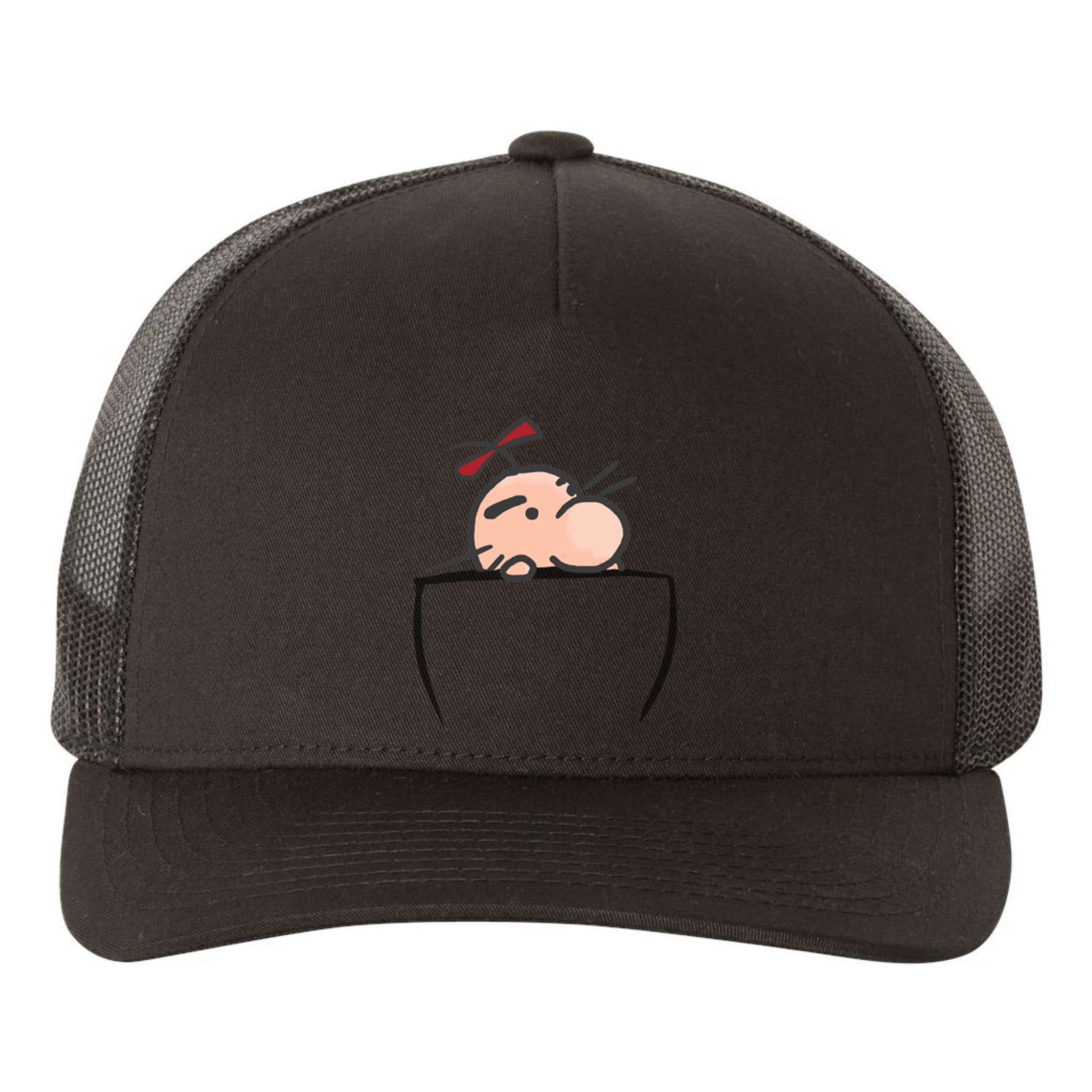 Pocket Buddies Mr Saturn Yupoong Adult 5-Panel Trucker Hat