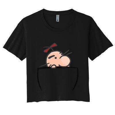 Pocket Buddies Mr Saturn Crop Top