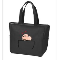 Pocket Buddies Mr Saturn Zip Tote Bag