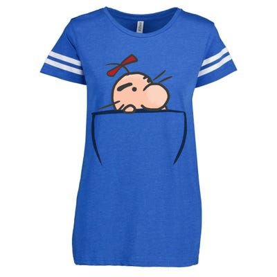 Pocket Buddies Mr Saturn Enza Ladies Jersey Football T-Shirt