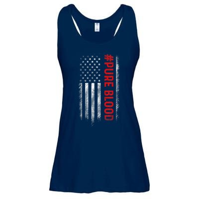 Pure Blood Movement #Pureblood Freedom Design Ladies Essential Flowy Tank