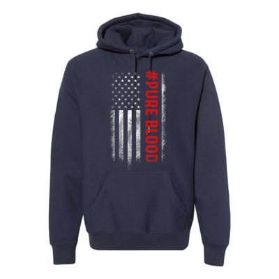 Pure Blood Movement #Pureblood Freedom Design Premium Hoodie