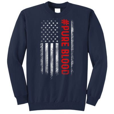 Pure Blood Movement #Pureblood Freedom Design Tall Sweatshirt