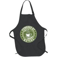 Powered By Matcha Japanese Green Tea Apron