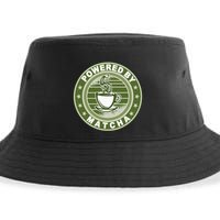 Powered By Matcha Japanese Green Tea Sustainable Bucket Hat