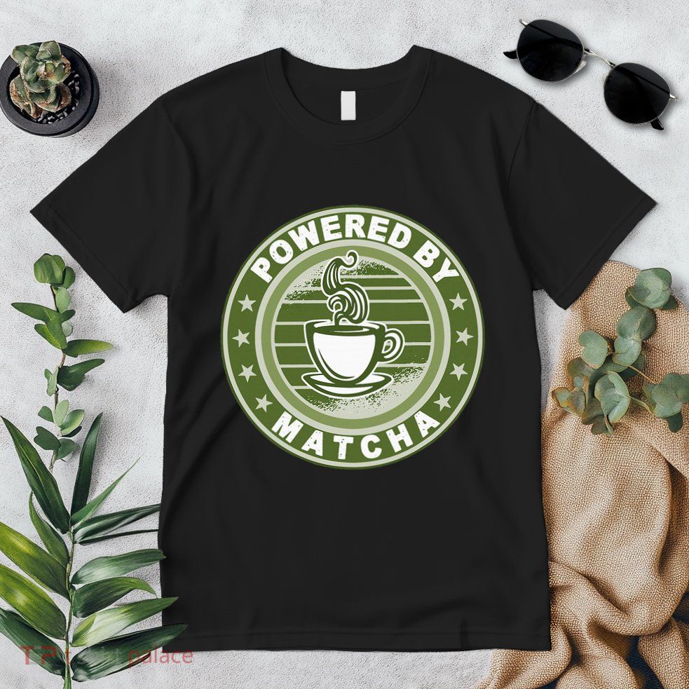 Powered By Matcha Japanese Green Tea Premium T-Shirt