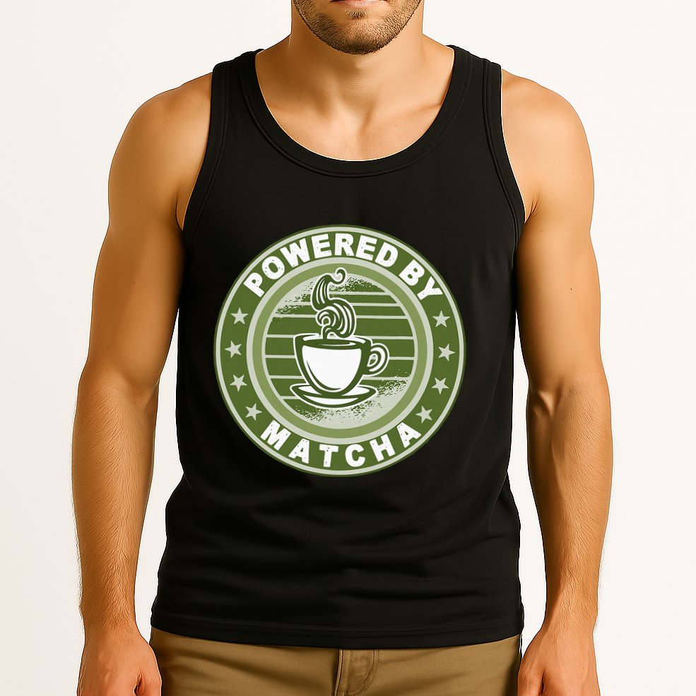 Powered By Matcha Japanese Green Tea Tank Top