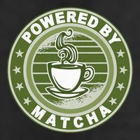 Powered By Matcha Japanese Green Tea Golf Towel