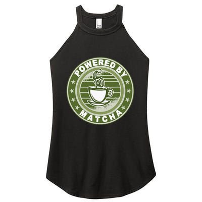 Powered By Matcha Japanese Green Tea Women's Perfect Tri Rocker Tank