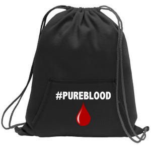 Pure Blood Movement Sweatshirt Cinch Pack Bag