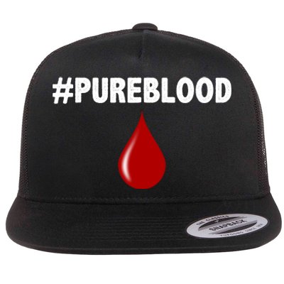 Pure Blood Movement Flat Bill Trucker Hat